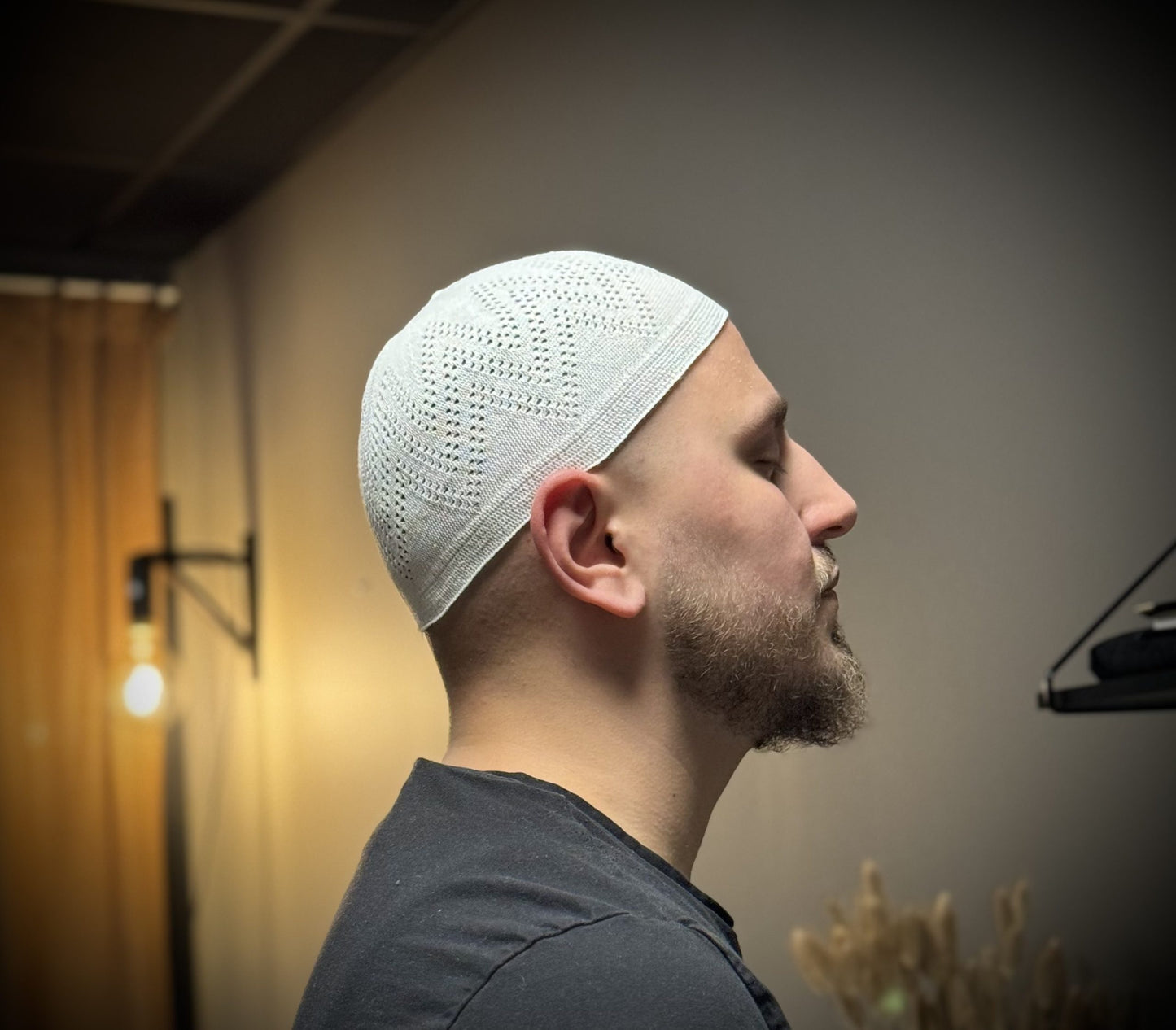 Islamisk Mössa White