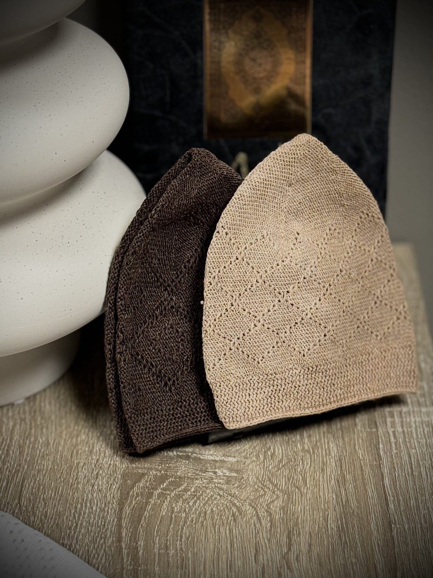Islamisk Mössa Light Brown