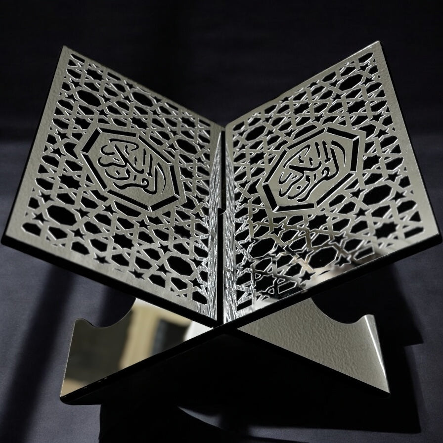 Qu'ran Ställning Silver