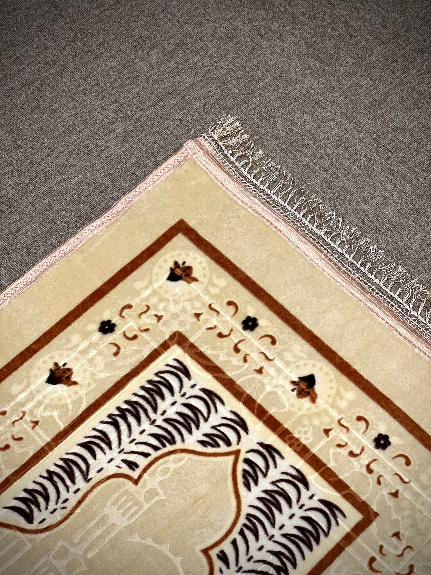 Bönematta II Sejjade Beige (Tjock)