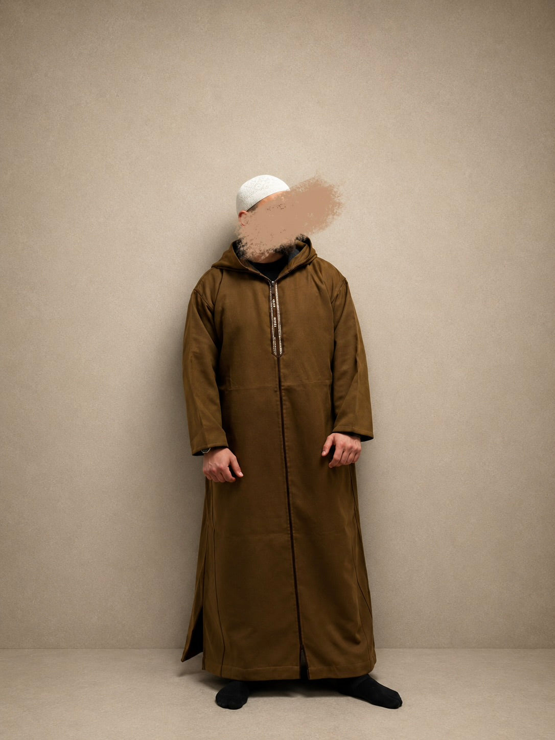 Marockansk Djellaba Brown