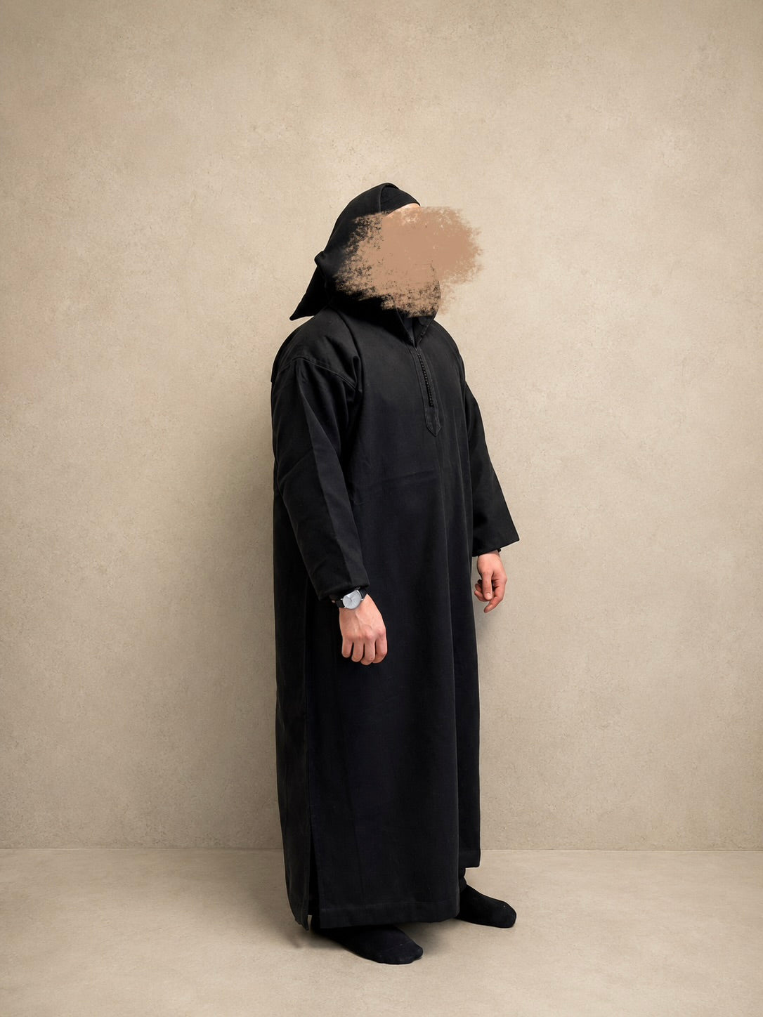 Marockansk Djellaba Svart