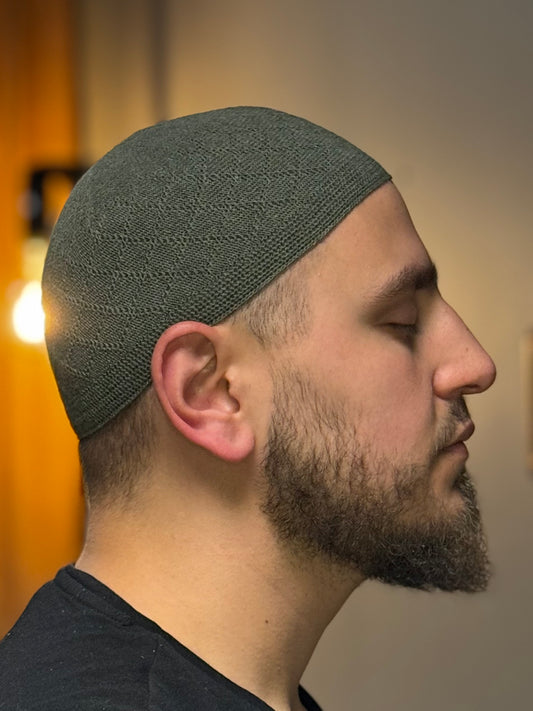 Islamiska Mössa Dark Green