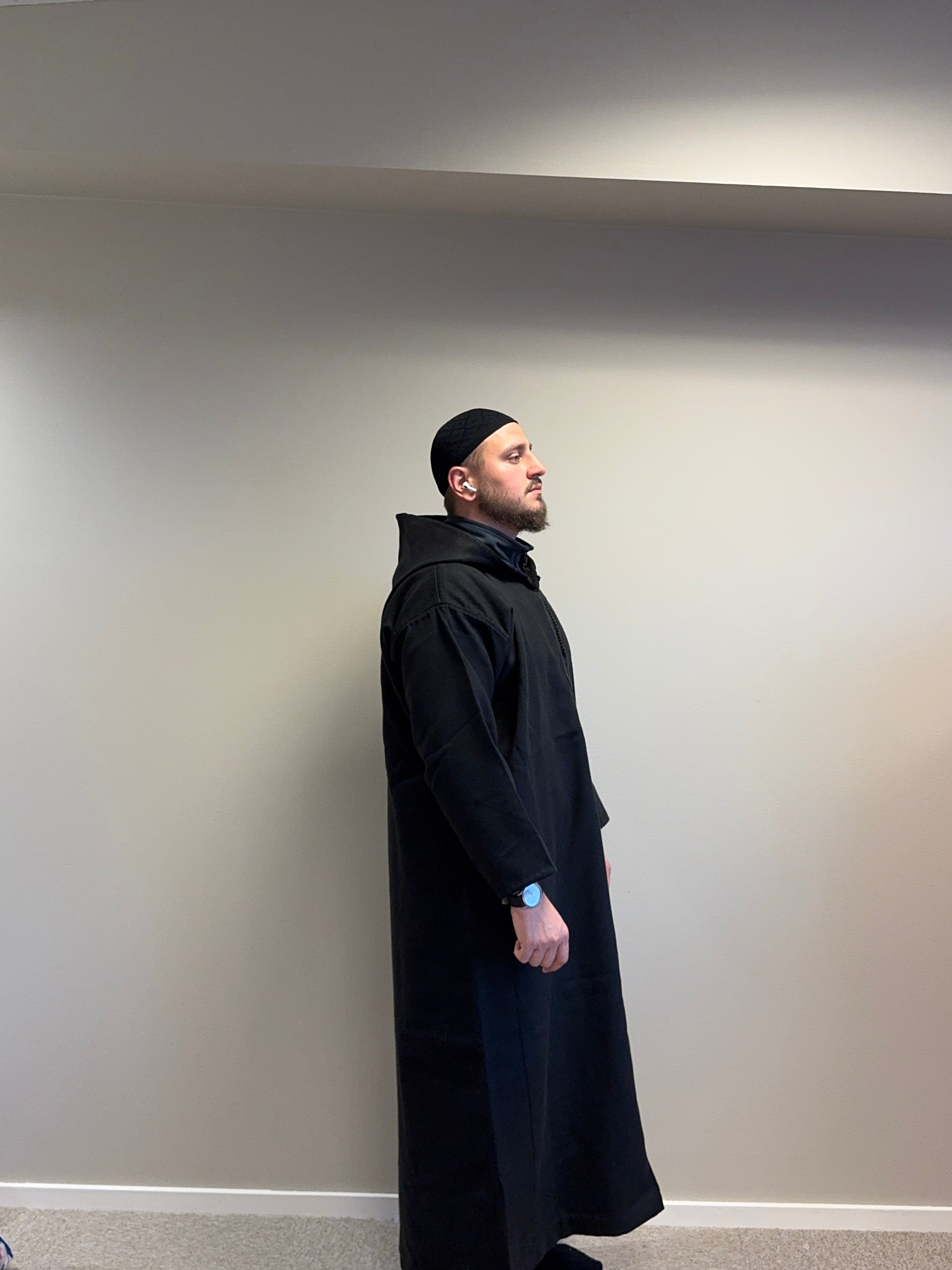 Marockansk Djellaba Svart