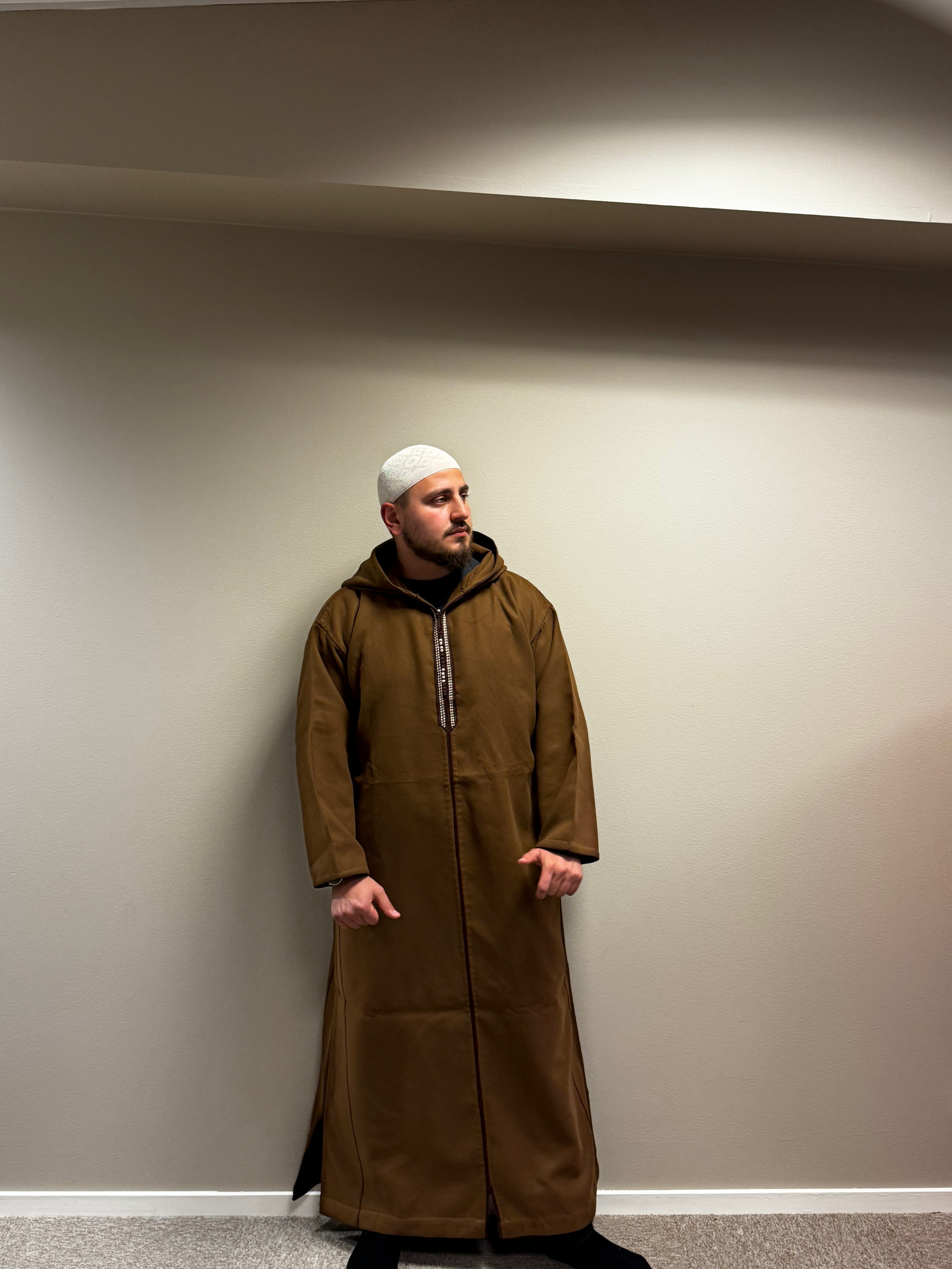 Marockansk Djellaba Brown