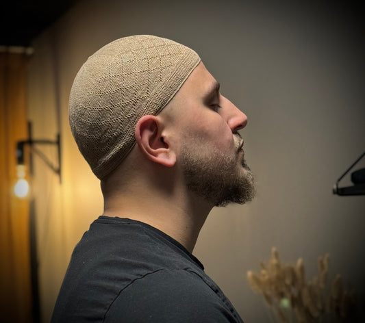 Islamisk Mössa Light Brown