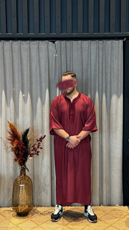 Marockansk Thobe Red