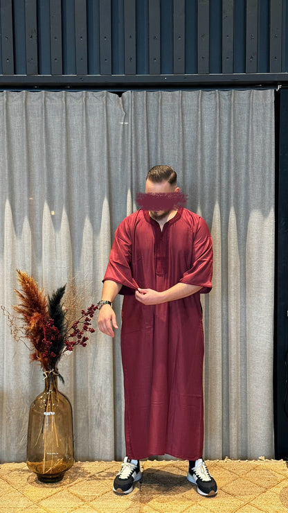Marockansk Thobe Red
