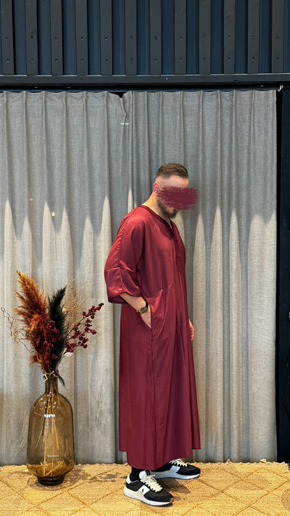 Marockansk Thobe Red
