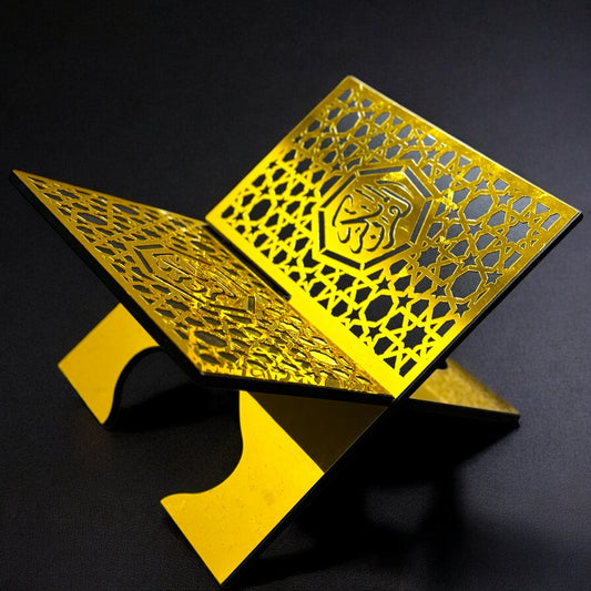 Qu'ran Ställning Gold