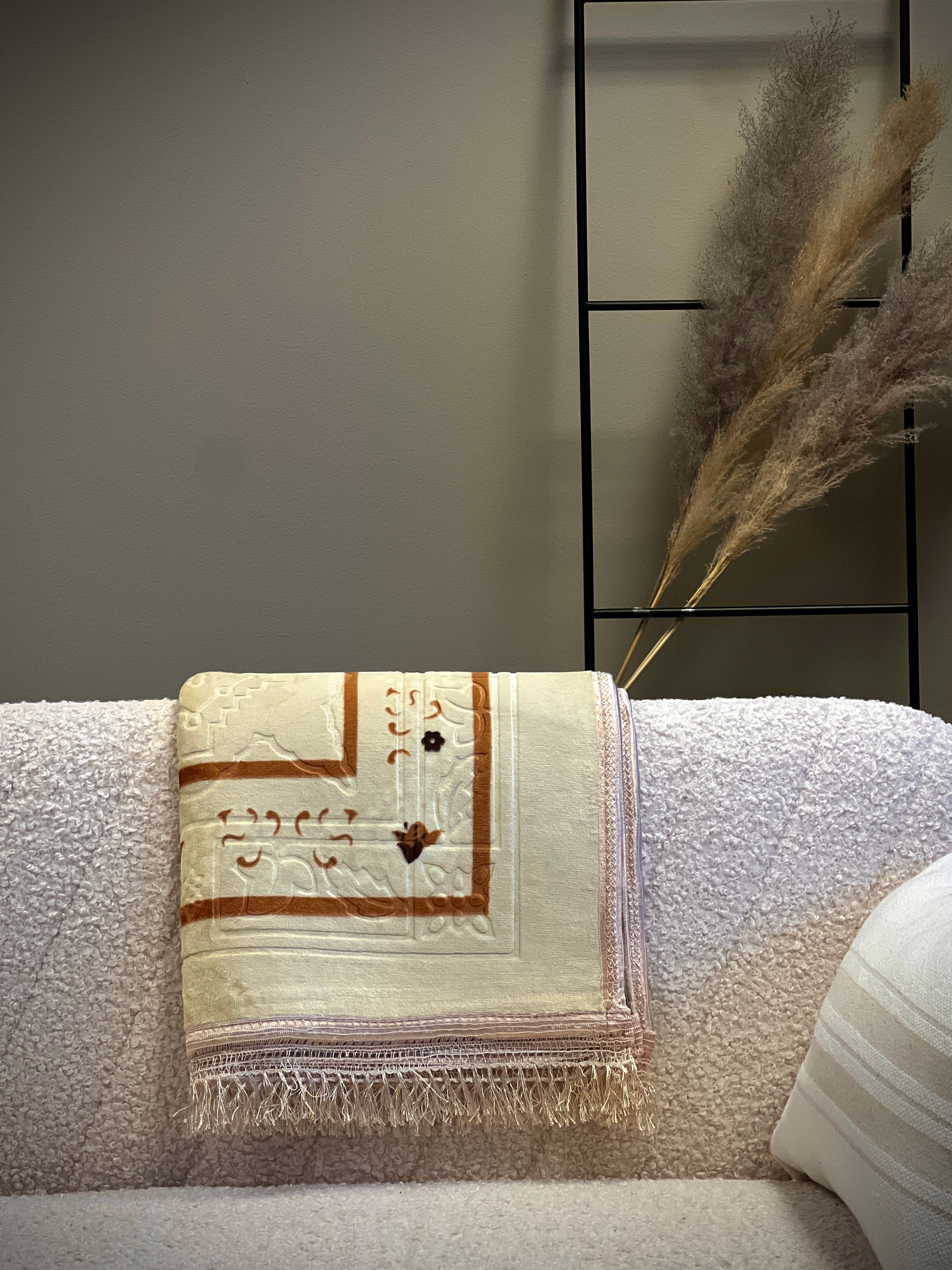Bönematta II Sejjade Beige (Tjock)